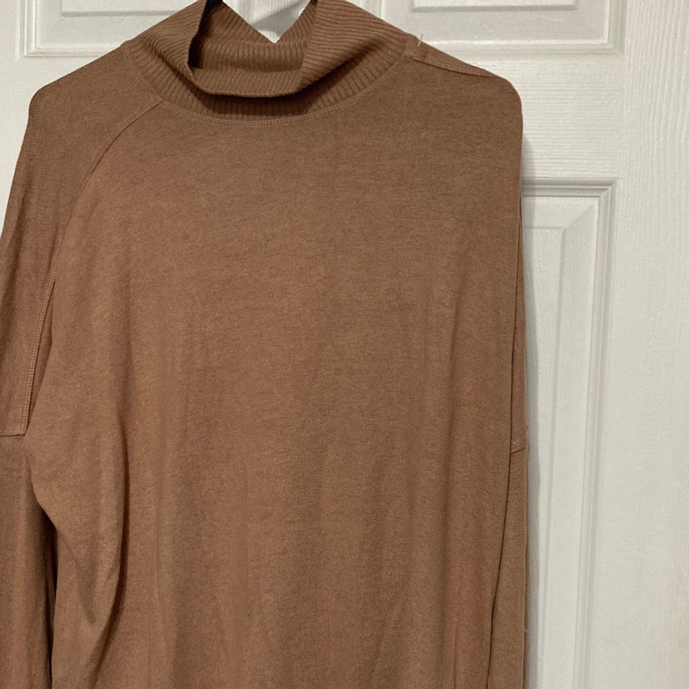 Women or men Brown Turtleneck Sweater